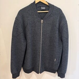 Geiger Charcoal Gray Wool Sweater